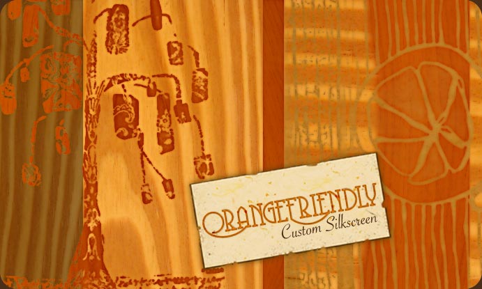 Orange Friendly Custom Silkscreen